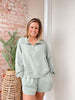Lazy Days Set in Sage- Pullover