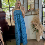 Bluebell Dot Maxi Dress