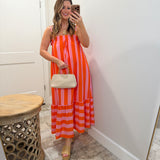 Orange Squeeze Dress