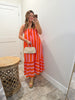 Orange Squeeze Dress