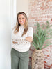 Simple Statement Top in Tan