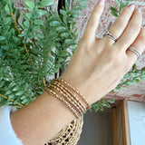 Stack 'Em Bracelets in Oval Gold- Set of 5