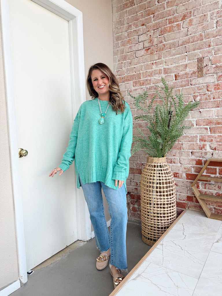 Mid Rise Medium Wash Regular Straight Jeans