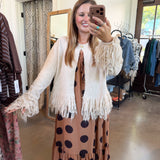 The Cozy Chapters Fringe Cardigan