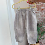 Quincy Mae Woven Pant Blue Gingham