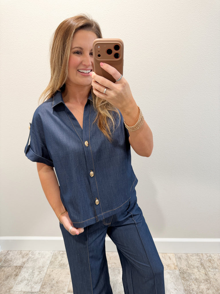 Lucy Denim Set- Top