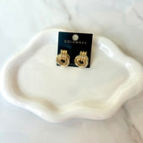 Multi Layer Door Knocker Earrings