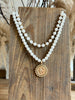 Double the Pearls Necklace