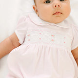 Anna Smocked Short Sleeve Dress