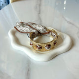Wavy Cuff Scarf Bracelet