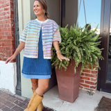 Taste the Rainbow Cardigan in Pastels