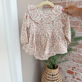 Quincy Mae Thalia Romper Pink Blossom