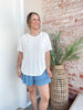 Jensie Top in Cream