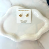 Gold Dipped Knot Studs