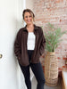 She's Athletic Jacket in Chocolate