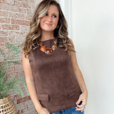 All Business Peplum Tank