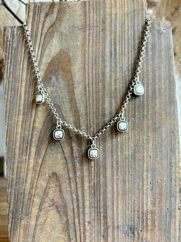 Baroque Pearl & Coin Pendant Necklace Set