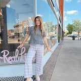 Preppy Girl Plaid Pants