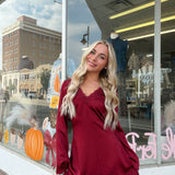 Merlot Lace Dress