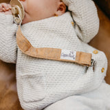 Copper Pearl Binky Clips Pack- Eden