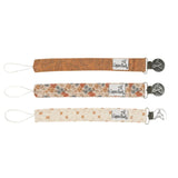 Copper Pearl Binky Clips Pack- Eden