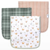 Copper Pearl Burp Clothes Pack- Wilder