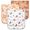 Copper Pearl Burp Clothes Pack- Boone