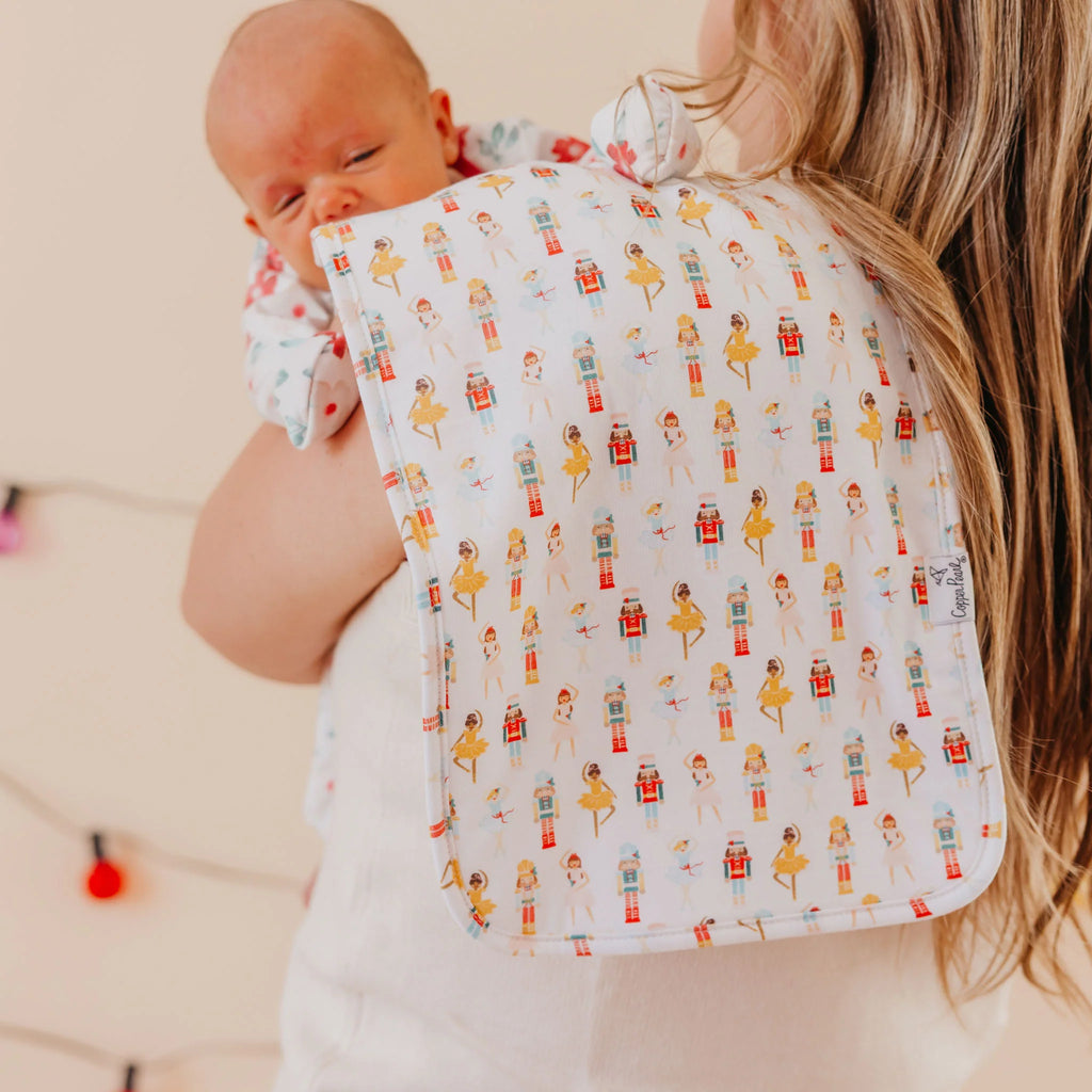 Copper Pearl Burp Clothes Pack- Juliet