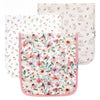 Copper Pearl Burp Clothes Pack- Natalie
