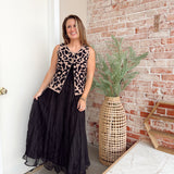 Crinkle Maxi Skirt