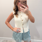 Sally Sea Shell Top