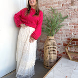 Lace Serenade Maxi Skirt