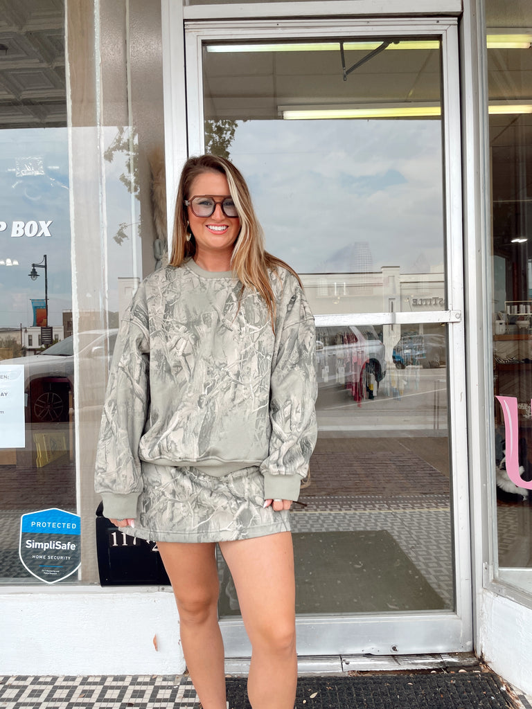 Camo Lounge Set- Sweatshirt