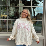 'GEORGIA' Floral Mock Neck