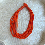 Rope Necklace in Orange