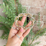 Water Resistant Stretchy Chain Bracelet