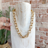Double Ring Chain Necklace