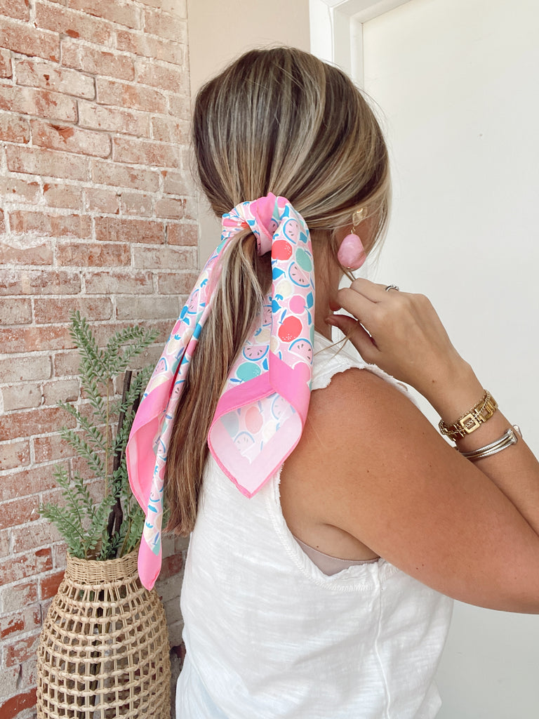 Tropical Fruit Neck Scarf