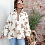Teddy Bear Quarter Zip Jacket