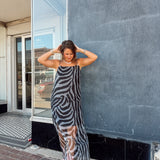 Make a Statement Zebra Maxi
