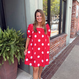 Gameday Polka Dot Dress