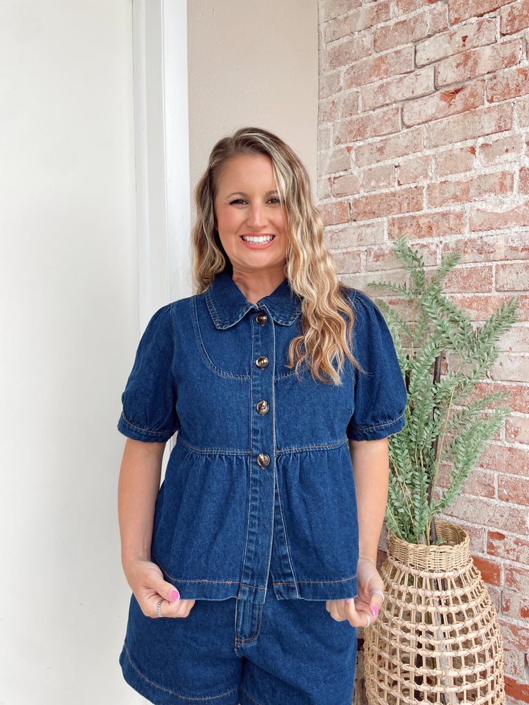 Denim Dream set- top