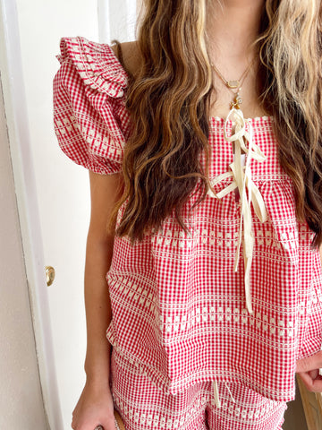 Natalie Romper Pink