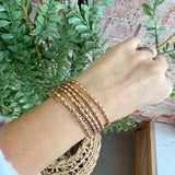 Stack 'Em Bracelets in Oval Gold- Set of 5