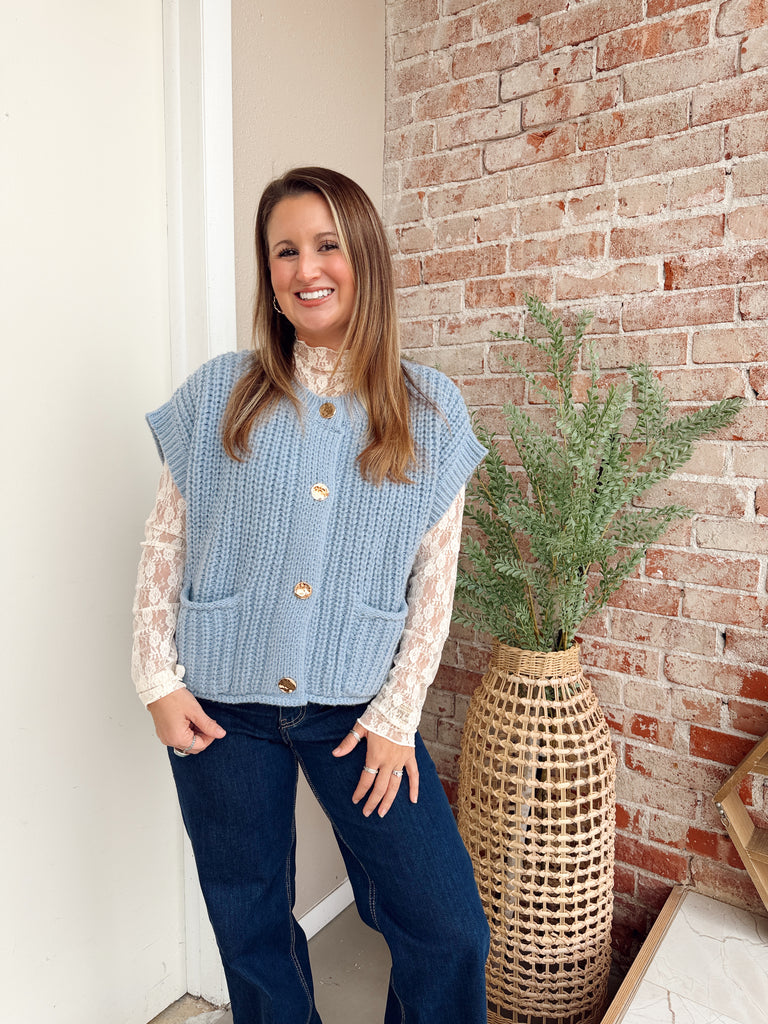 Eve Cardigan in Blue