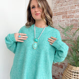 2 Pendant Necklace in Turquoise