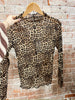 Leopard Layering Top