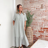 Run to the Market Dress in Olive