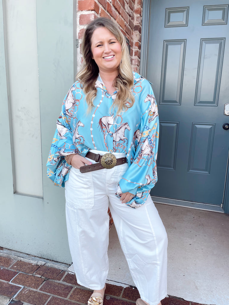 Western Concho Medallion Belt