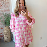Pink Peony Dress